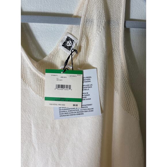 Anne Klein Cream Shell Top Size Large NWT - Picture 2 of 3